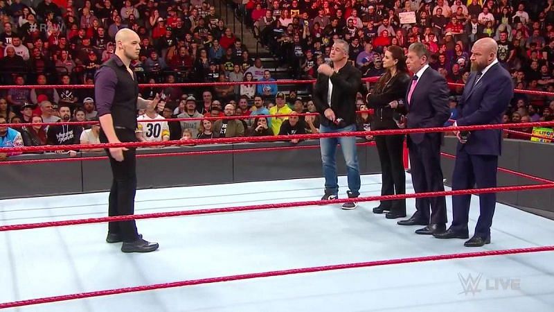 The McMahon clan on WWE RAW