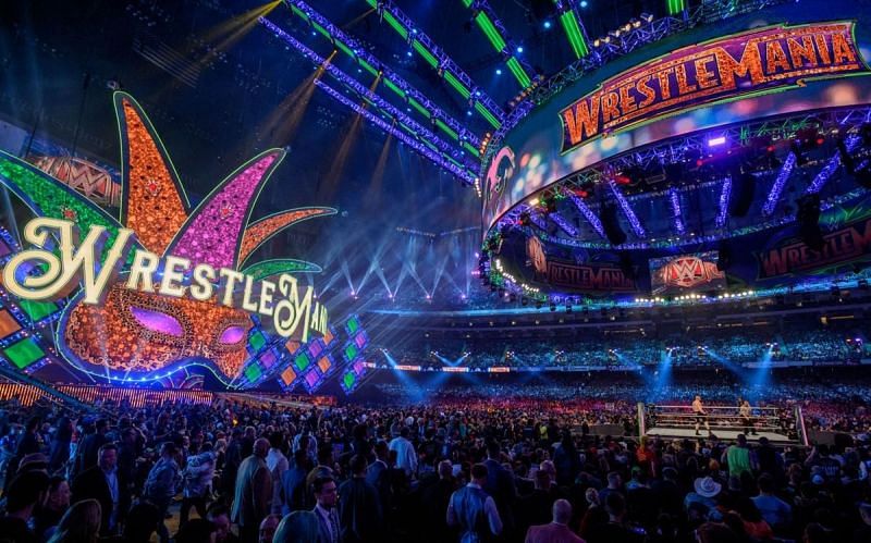 wwe wrestlemania 35 stage