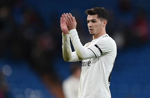 Brahim Diaz on his debut for Real Madrid