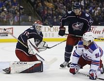 Foligno, Bobrovsky lead Blue Jackets past Rangers 7-5