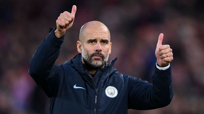 Pep Guardiola suggested a quiet transfer market for City.