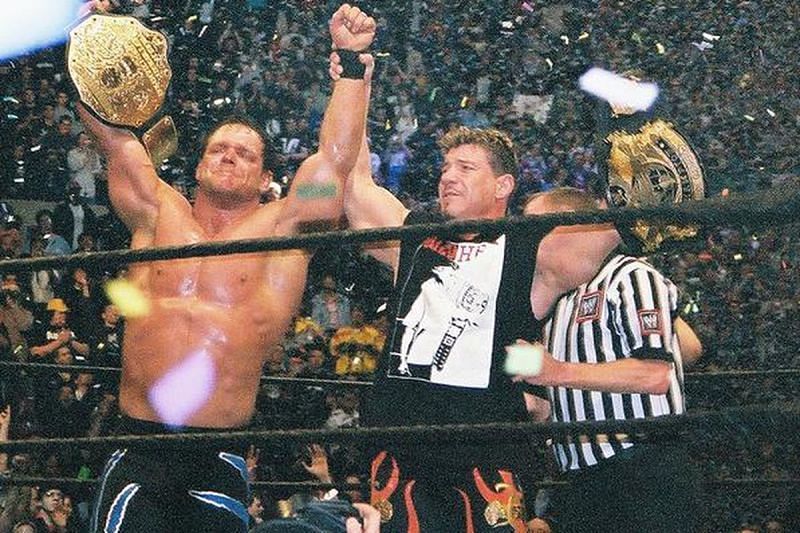 The stars of WrestleMania in 2004 started off the Rumble in 2005.