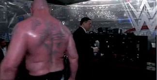 WWE News: Old Footage shows Brock Lesnar throwing the Universal title at Vince McMahon backstage