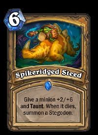 Image result for spikeridged steed