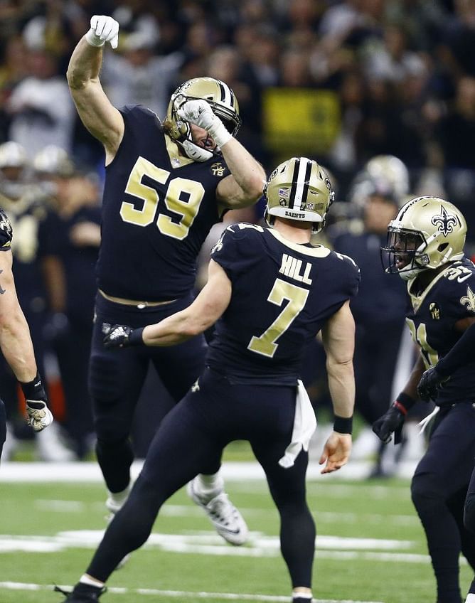 Risk-taking Saints advance to host Rams for NFC title