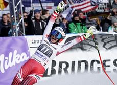 Venier wins crash-interrupted downhill World Cup, Goggia 2nd
