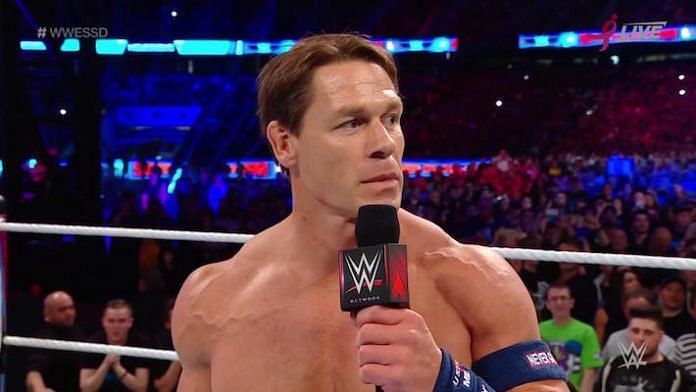 John Cena made his WWE return on the New Year episode of SD Live