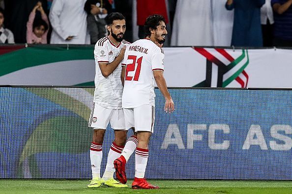 Khalfan Mubarak gave the UAE the lead against the run of play