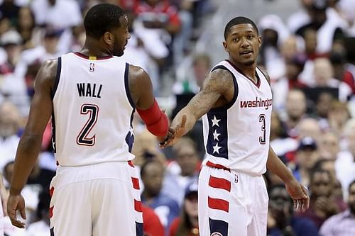 John Wall and Bradley Beal