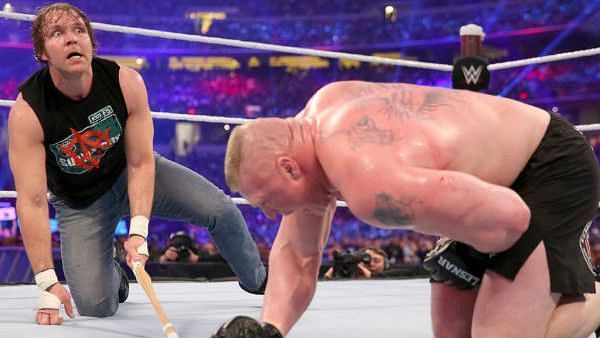 Dean Ambrose vs. Brock Lesnar was considered a major disappointment.