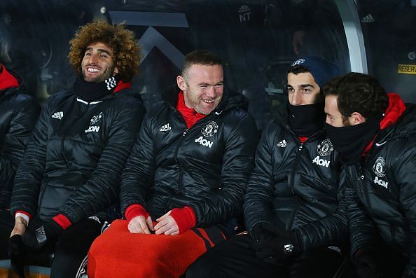 Manchester United - A bench to envy
