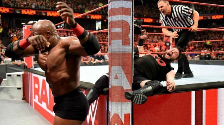 Owens was attacked by Lashley following which Owens had surgery