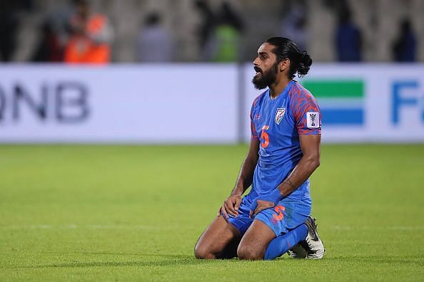 Sandesh Jhingan was magnificent at the heart of the Indian defence