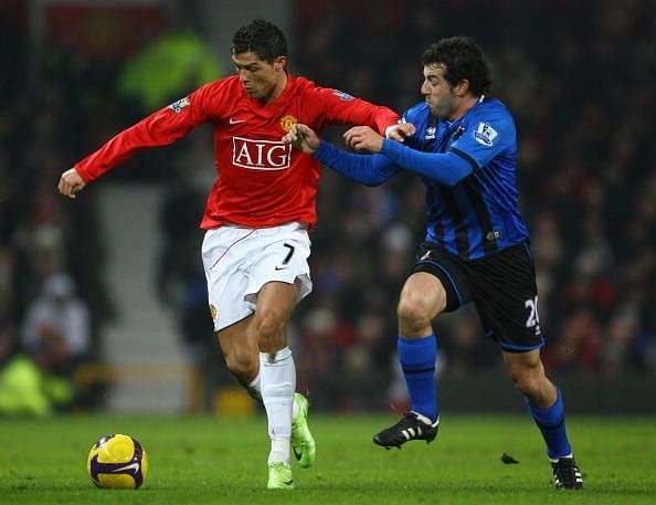 Ronaldo during the 2007/08 season