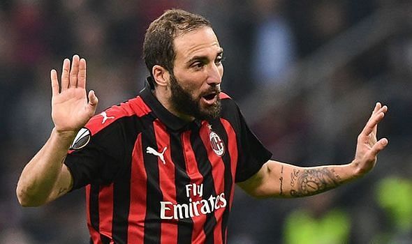 Higuain was not very impressive for Milan