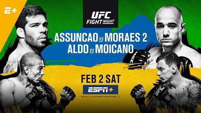 UFC Fight Night 144 sees Raphael Assuncao rematch Marlon Moraes in the main event