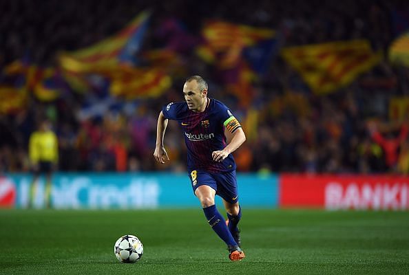 Iniesta had a magnet attached to his feet