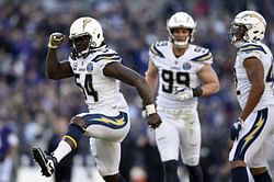 Chargers hold off Jackson, Ravens 23-17 in playoff opener