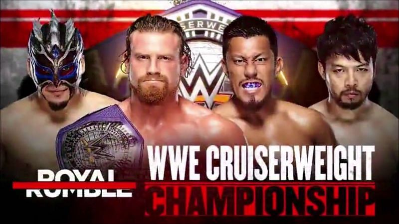 Who will walk out of the Royal Rumble as the Cruiserweight Champion?