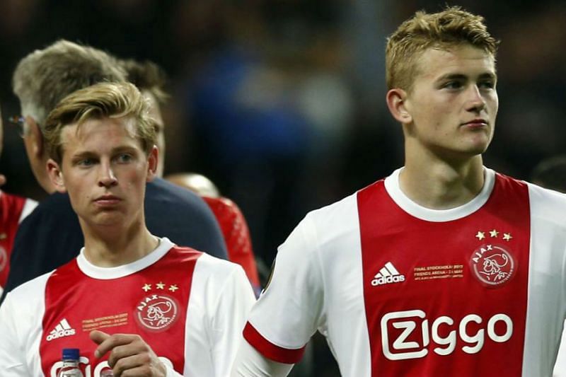 Ajax youngstersFrenkieDe Jong and Mathijs DeLigt&Acirc;&nbsp;could be on the move this winter