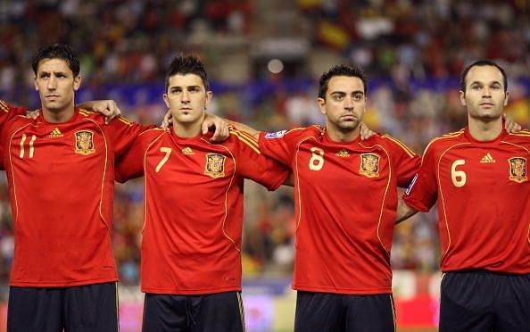 Guardiola&#039;s players contributed to Spain&#039;s international triumphs.