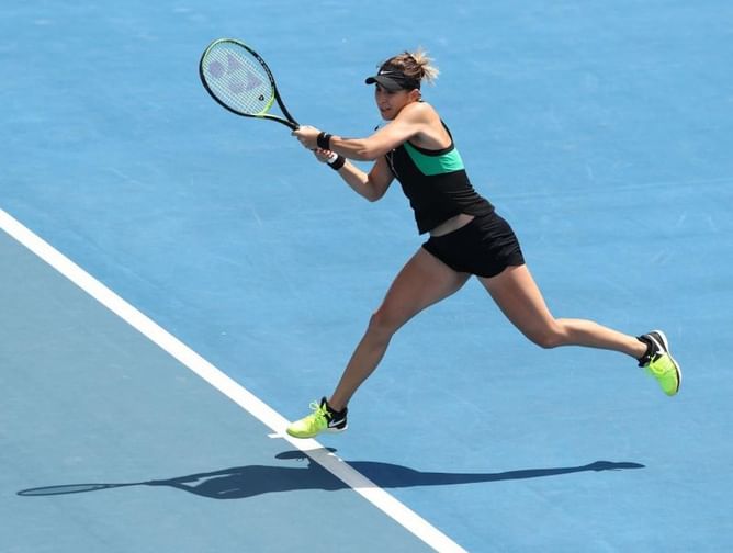 Hobart International: Bencic wins drama filled three-setter against Buzarnescu