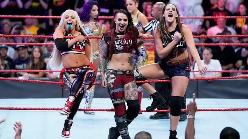 The Riott Squad might cause havoc on the way to a WrestleMania match.