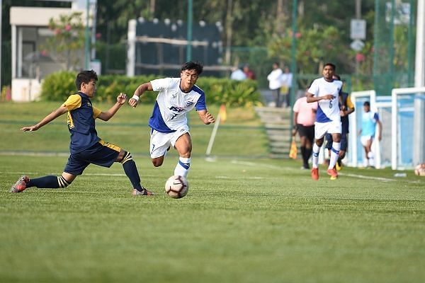A file picture of the Bengaluru FC U-18 team in action