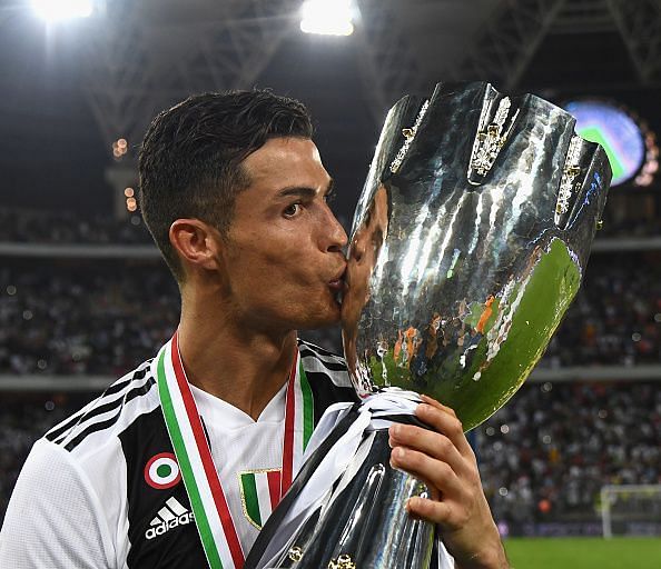 His first trophy in Italy