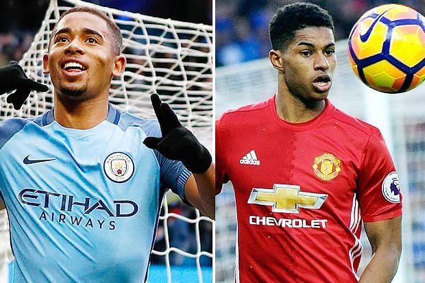Gabriel Jesus and Marcus Rashford: Same age, same positions, and almost the same style of play. Both strikers for Brazil and England respectively. Ringing bells?