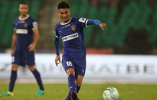 Hanghal in action during his spell with Chennaiyin FC in the 2016 ISL