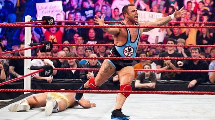 Santino Marella: Comes within a whisker of winning the 2011 Royal Rumble