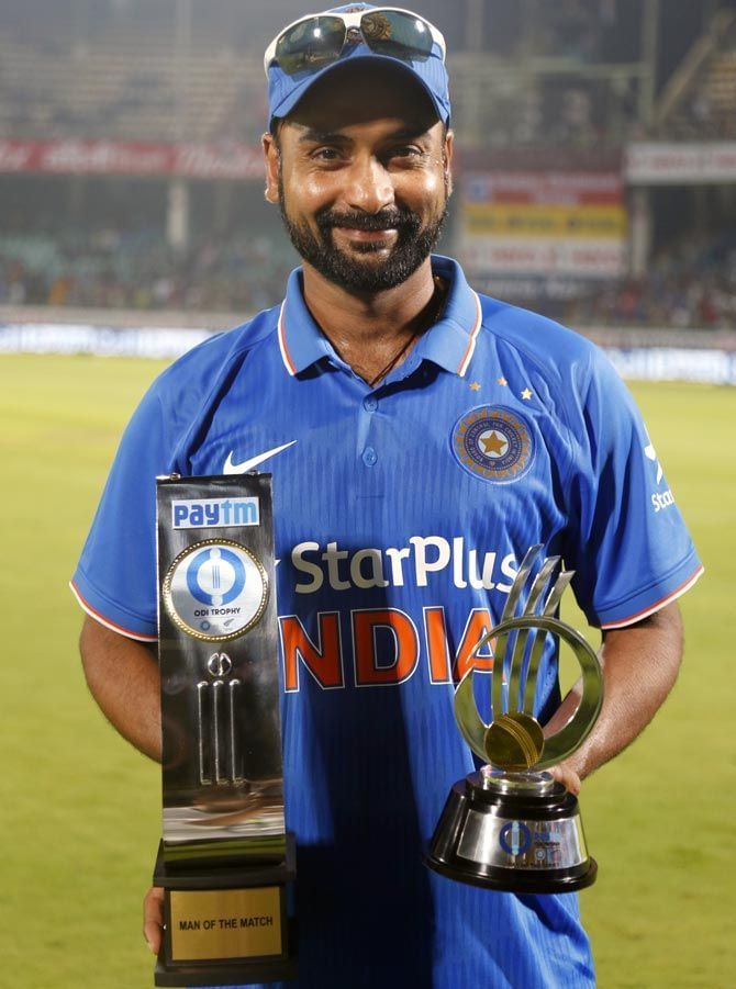 Image result for amit mishra odi man of match pic