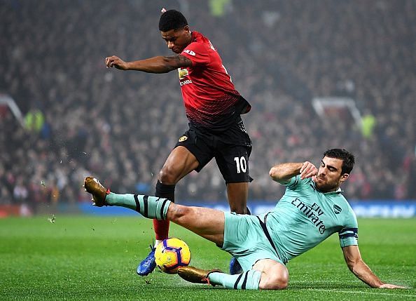 FA Cup 4th Round: Arsenal-Manchester United Combined XI