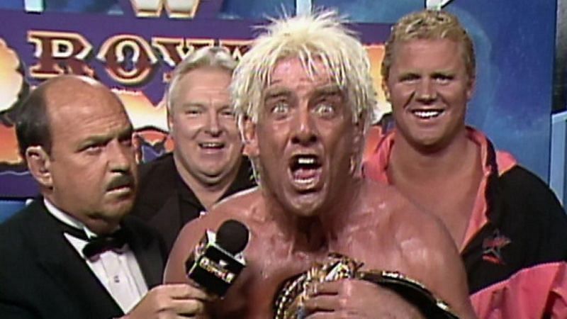 Ric Flair delivers his post-Rumble victory promo