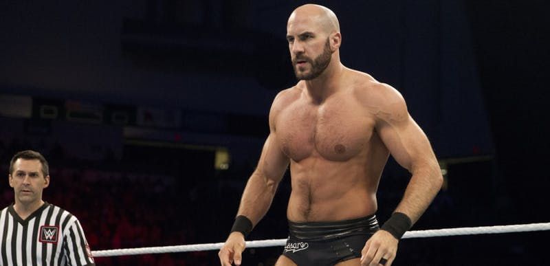 Cesaro is currently in a tag team with Sheamus known as The Bar.