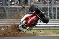 Ericsson was very lucky to escape this crash without injury.