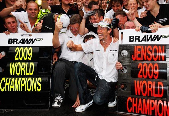 Jenson Button won his only world title in 2009