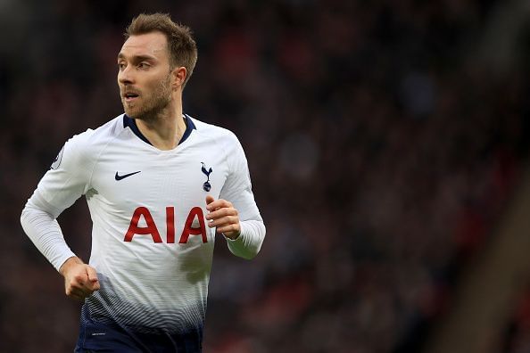 Christian Eriksen during Tottenham Hotspur v Wolverhampton Wanderers - Premier League