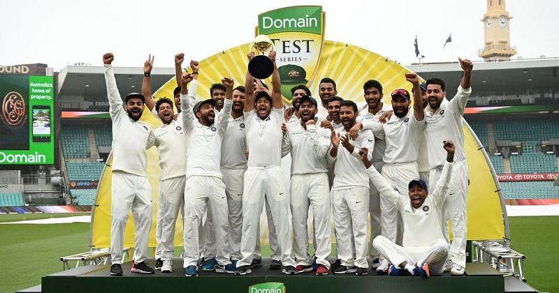 India scripted history after defeating the Aussies in a Test series at their own backyard