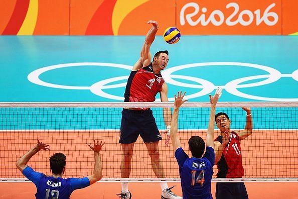 David Lee in action for the USA at the Rio Olympics