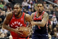 Ariza in action against Kawhi Leonard and the Toronto Raptors