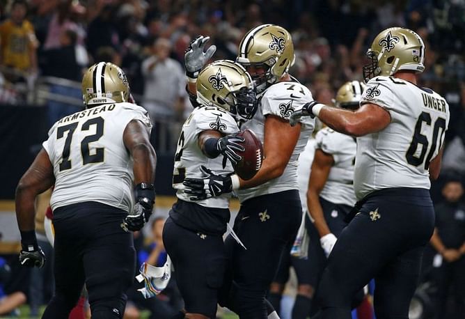 Recently banged-up Saints line showing signs of healing