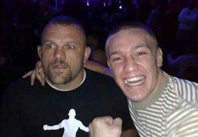 Conor McGregor with Chuck Lidell