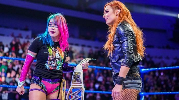 Asuka will defend her title against Becky Lynch at Royal Rumble