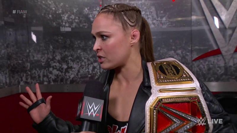 Rousey had choice words for The Boss