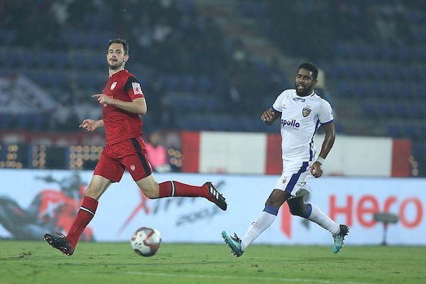 Nothing has worked out for Gregory Nelson this season (Image Courtesy: ISL)