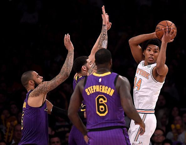 New York Knicks v Los Angeles Lakers