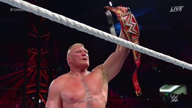 WWE Royal Rumble 2019: फिन बैलर को हराकर ब्रॉक लैसनर ने यूनिवर्सल टाइटल रिटेन किया