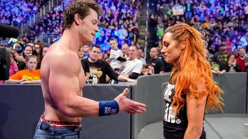 Can you believe Becky Lynch and John Cena shared a ring?